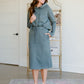 Fur Lined Elastic Waist Midi Skirt Skirts Paper Crane
