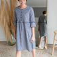 Gingham Ruffle Sleeve Midi Dress Dresses Hailey & Co