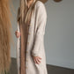 Ginny Cable Knit Button Front Duster Cardigan Tops Heartloom