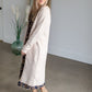Ginny Cable Knit Button Front Duster Cardigan Tops Heartloom