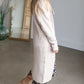 Ginny Cable Knit Button Front Duster Cardigan Tops Heartloom