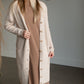 Ginny Cable Knit Button Front Duster Cardigan Tops Heartloom