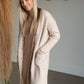 Ginny Cable Knit Button Front Duster Cardigan Tops Heartloom