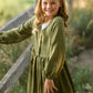 Girls Button Down Pocketed Dress Dresses Hayden