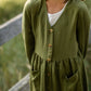 Girls Button Down Pocketed Dress Dresses Hayden