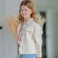 Girls Cream Button Up Jacket Girls Hayden