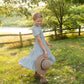 Girls Floral Smocked Bodice Midi Dress Dresses Hayden