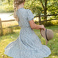 Girls Floral Smocked Bodice Midi Dress Dresses Hayden