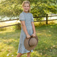Girls Floral Smocked Bodice Midi Dress Dresses Hayden