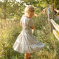 Girls Floral Smocked Bodice Midi Dress Dresses Hayden