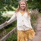 Girls Fuzzy Button Front Sweater Knit Cardigan Girls Hayden Los Angeles