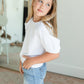 Girls Gianna Terry Tee Girls Z Supply White / 7-8