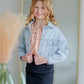 Girls Gingham Peach Blouse Girls Hayden