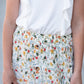 Girls Ivory Bright Floral Midi Skirt Skirts