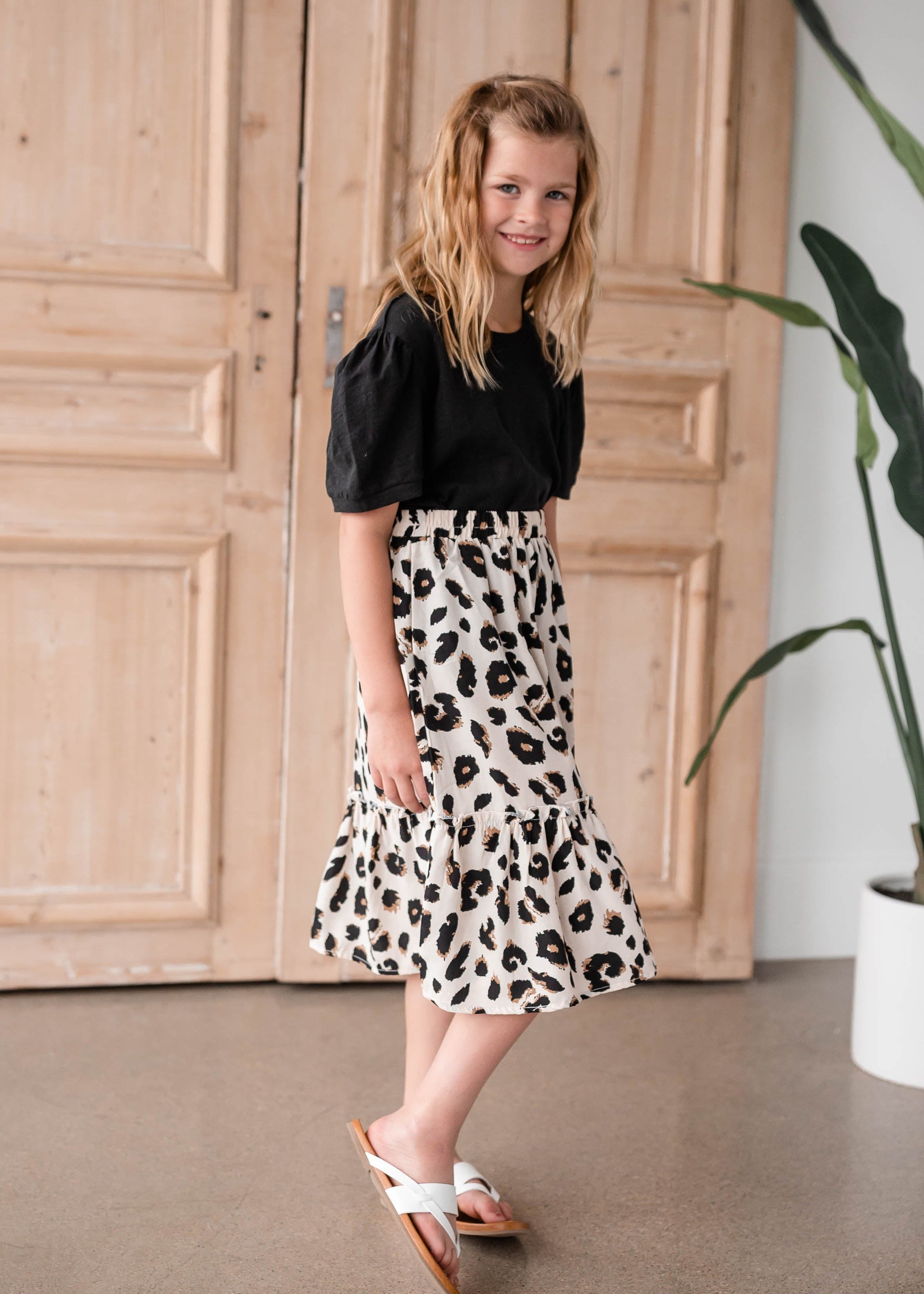 Maxi Skirt Cheetah Midi Skirt Girl Midi Skirt Leopard Print Skirt