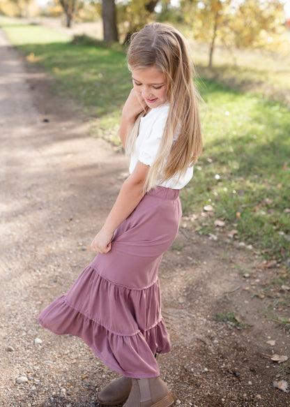 Girls Lou Lou Tiered Peasant Skirt Girls Inherit
