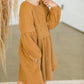 Girls Mustard Long Sleeve Midi Dress - FINAL SALE Girls