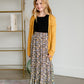 Girls Mustard Ribbed V-Neck Button Front Pocket Long Cardigan Girls Woodmouse & Thistle