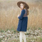 Girls Navy Embroidered Top Flower Dress Girls
