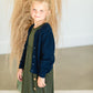Girls Navy Knitted Cardigan - FINAL SALE Tops