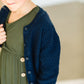 Girls Navy Knitted Cardigan - FINAL SALE Tops
