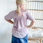 Girls Purple Ribbed Basic Top Girls