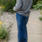 Girls Raw Hem Long Denim Skirt Skirts Be Girl