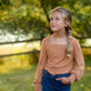 Girls Raw Hem Long Denim Skirt Skirts Be Girl