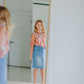 Girls Ruffle Sleeve Smocked Bodice Top Girls Hayden
