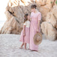 Girls Short Sleeve Mina Floral Midi Dress Dresses