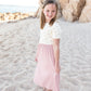Girls Short Sleeve Mina Floral Midi Dress Dresses