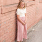 Girls Short Sleeve Mina Floral Midi Dress Dresses