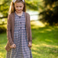 Girls Soft Cotton Dark Mocha Cardigan Girls Woodmouse & Thistle