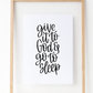 Give it to God Print Home + Lifestyle