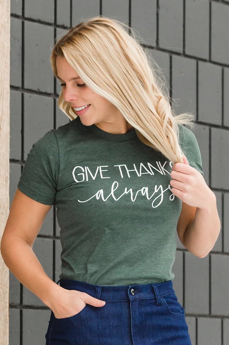 Give Thanks Graphic Tee - Final Sale Home & Lifestyle