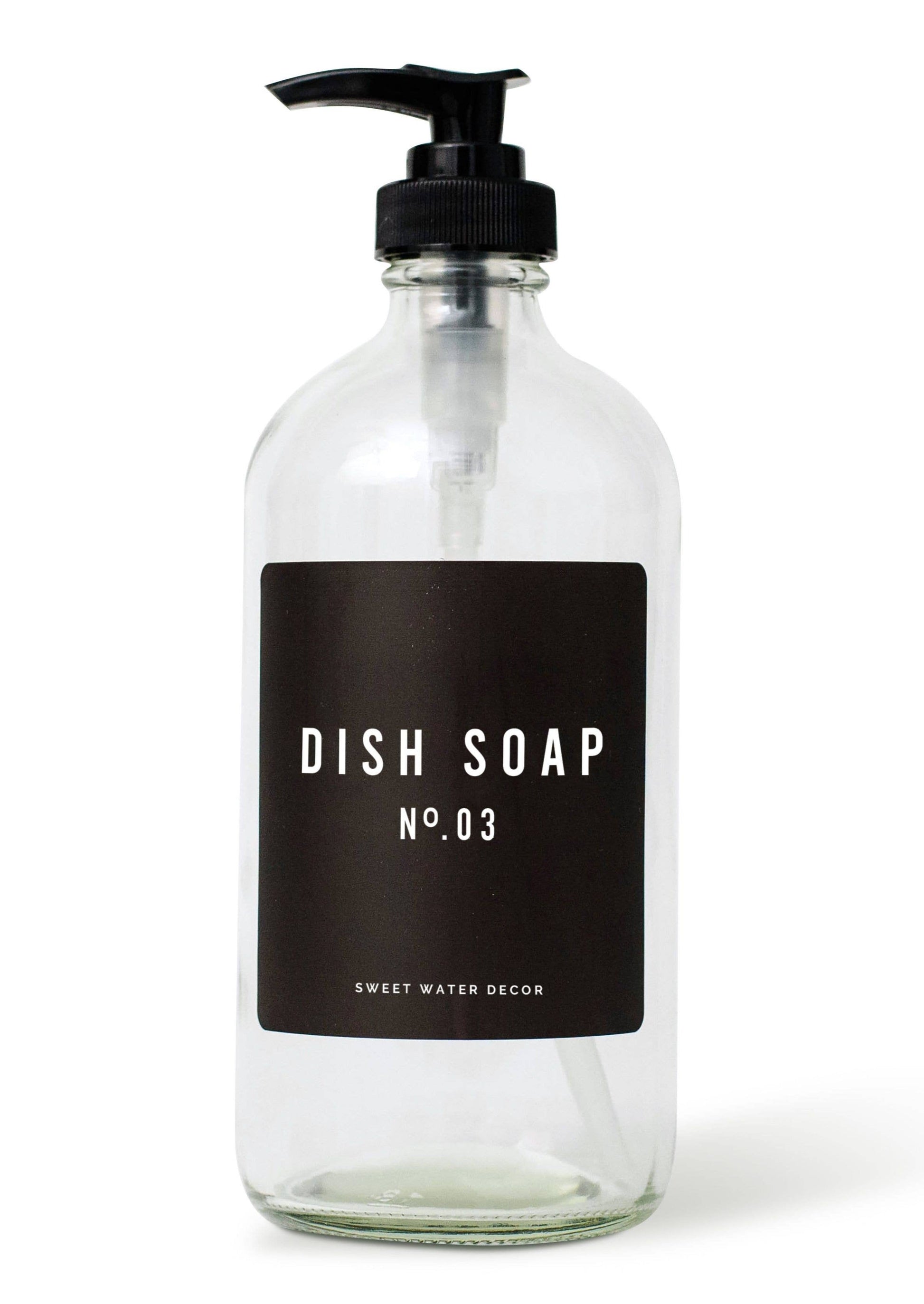 Glass Dish Soap Dispenser Home & Lifestyle