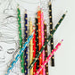 Gold dot detail colored pencils