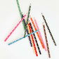 Gold dot detail colored pencils