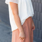 Gold Foil Print Lace Blouse - FINAL SALE Tops