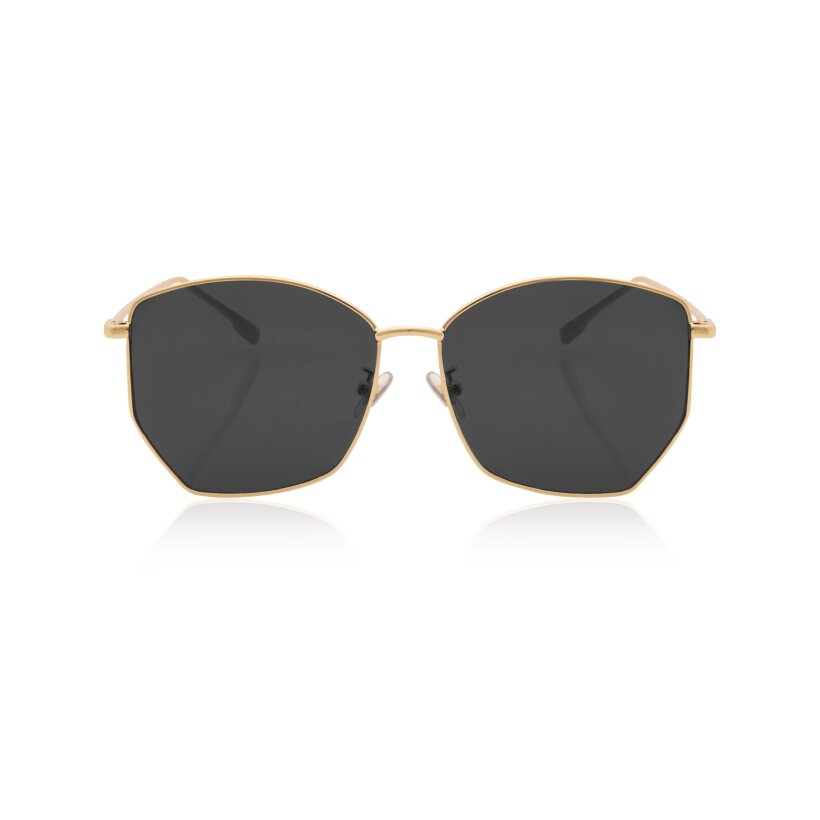 Gold Havana Metal Frame Sunglasses Accessories