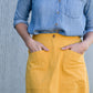 Golden Pocket Front Midi Skirt - FINAL SALE Skirts