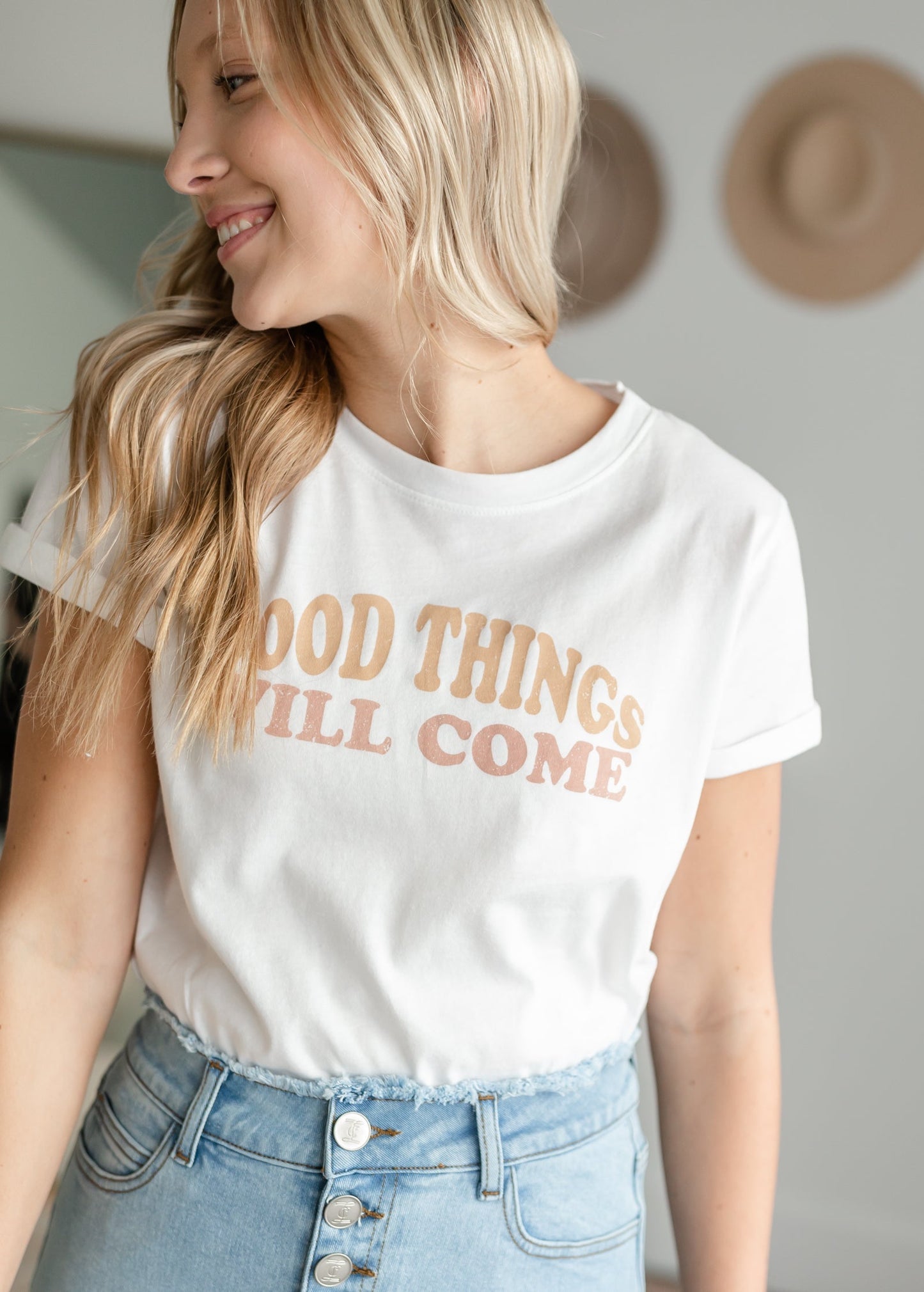 Good Things Will Come Graphic Tee Shirt Tres Bien