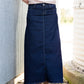 Grace A-Line Long Denim Skirt - FINAL SALE Skirts