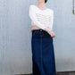 Grace A-Line Long Denim Skirt - FINAL SALE Skirts