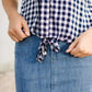 Graceful Gingham Top - FINAL SALE Tops