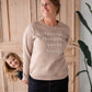 Grateful Thankful & Loved Crew Neck Sweatshirt Shirt Oat Collective