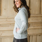Gray 1/4 Zip Textured Sweater - FINAL SALE Top