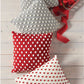 Gray and White Pom Pom Pillow Home & Lifestyle