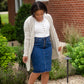 Gray Chunky Cable Knit Cardigan Tops