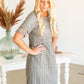 Gray Crochet Lace Midi Dress - FINAL SALE Dresses